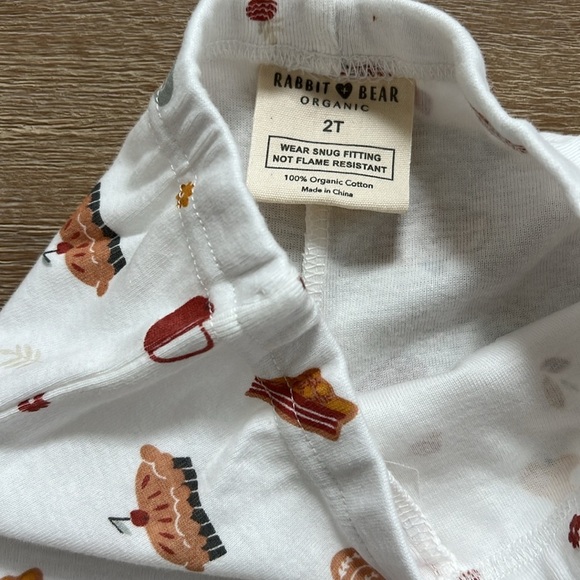 rabbit + bear Pajamas Rabbit Bear Toddler Boy Girl Organic Cotton